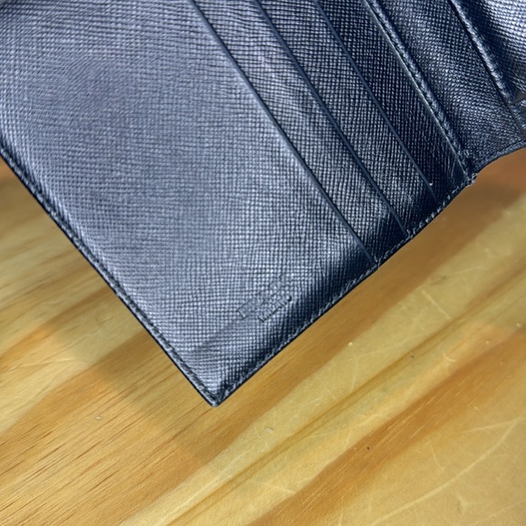 AUTHENTIC Prada Tessuto Gray Bi Fold Wallet - Picture 8 of 8